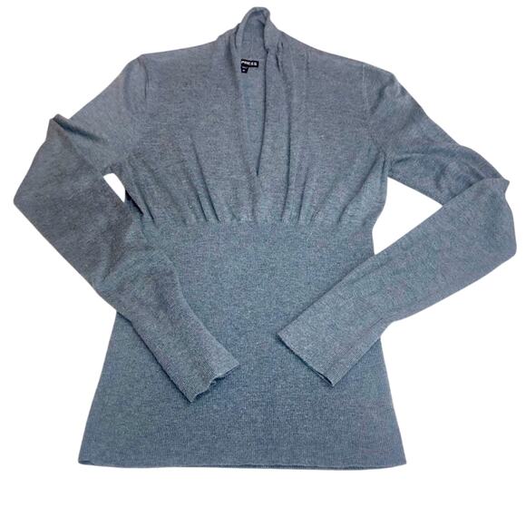 Expresss Gray Knit Sweater - Picture 4 of 16